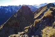 62 Ripida salita accidentata verso la cresta del Masoni